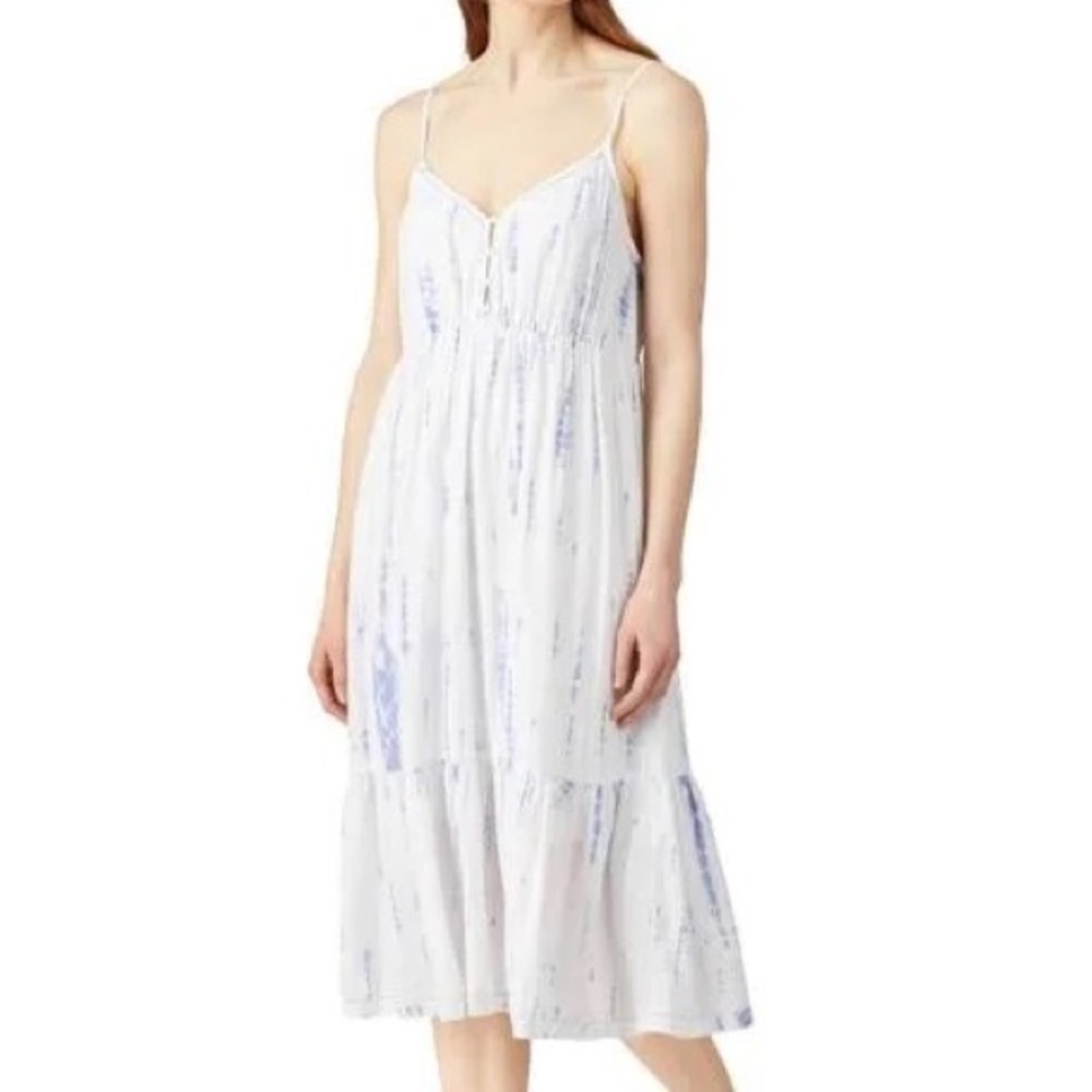 Rails Delilah Tiered Tie Dye spaghetti strap slip dress